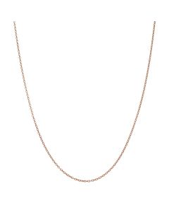 Pre-Owned 9ct Rose Gold 21.5 Inch Belcher Chain Necklace