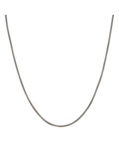 Pre-Owned 18ct White Gold 18 Inch Popcorn Link Chain Necklace