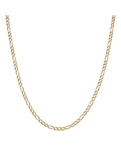 Pre-Owned 9ct Yellow Gold 22.5 Inch Figaro Chain Necklace