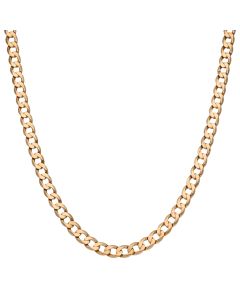 Pre-Owned 9ct Yellow Gold 21 Inch Heavy Curb Chain Necklace
