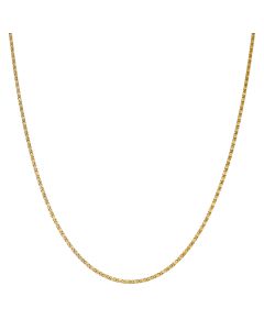 Pre-Owned 9ct Gold 22 Inch Fancy Swirl Link Chain Necklace