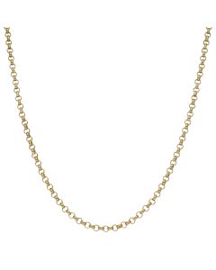 Pre-Owned 9ct Yellow Gold 18 Inch Belcher Chain Necklace