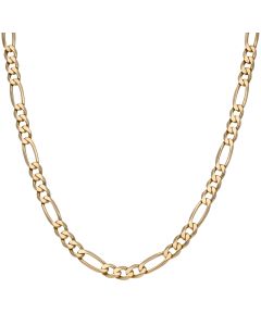 Pre-Owned 9ct Yellow Gold 24 Inch Heavy Figaro Chain Necklace