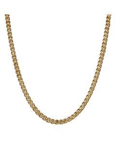 Pre-Owned 9ct Gold 18 Inch Heavy Rollerball Link Chain Necklace