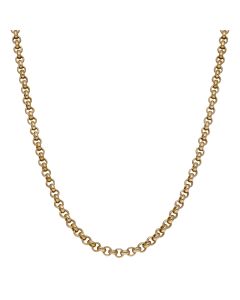 Pre-Owned 9ct Gold 19 Inch Heavy Belcher Link Chain Necklace
