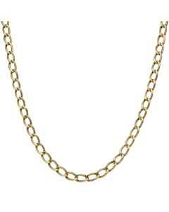 Pre-Owned 9ct Yellow Gold 19.5 Inch Curb Link Chain Necklace