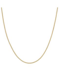 Pre-Owned 9ct Yellow Gold 16 Inch Curb Chain Necklace