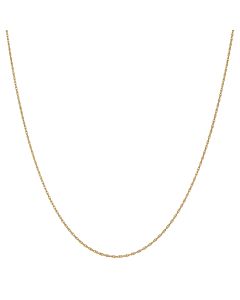 Pre-Owned 9ct Yellow Gold 16 Inch P.O.W Link Chain Necklace