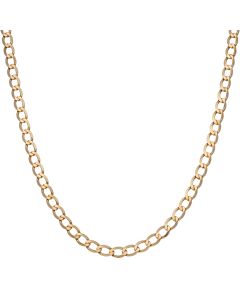 Pre-Owned 9ct Yellow Gold 24 Inch Curb Chain Necklace