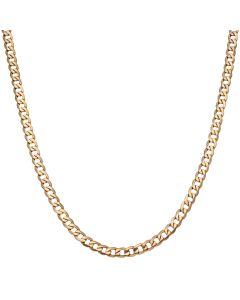 Pre-Owned 9ct Yellow Gold 20 Inch Hollow Curb Chain Necklace