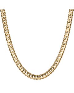 Pre-Owned 9ct Gold 20 Inch Heavy Double Curb Chain Necklace