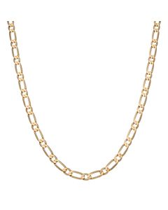 Pre-Owned 9ct Gold 20 Inch 1:1 Long & Short Link Chain Necklace