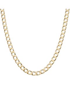 Pre-Owned 9ct Yellow Gold 21.5 Inch Curb Chain Necklace