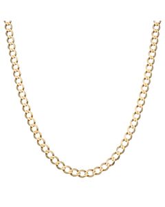 Pre-Owned 9ct Yellow Gold 22 Inch Curb Chain Necklace