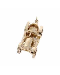 Pre-Owned 9ct Gold Vintage Car Charm