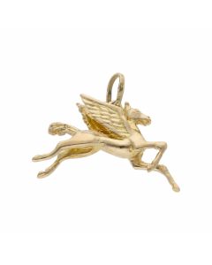 Pre-Owned 9ct Yellow Gold Pegasus Pendant