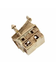 Pre-Owned 9ct Yellow Gold Crooked House Charm