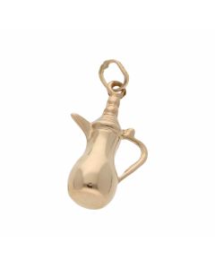 Pre-Owned 14ct Yellow Gold Hollow Coffee Pot Charm