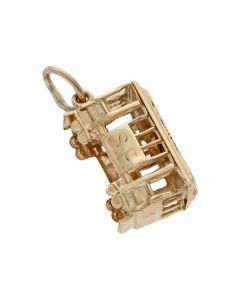 Pre-Owned 9ct Yellow Gold San Francisco Cable Car Charm