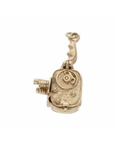Pre-Owned 9ct Yellow Gold Vintage Camera Charm
