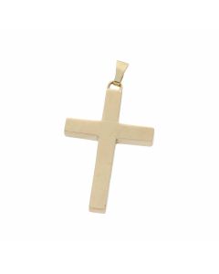 Pre-Owned 9ct Yellow Gold Cross Pendant