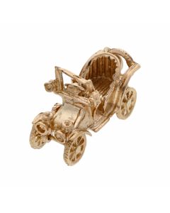Pre-Owned 9ct Yellow Gold Vintage Car Charm