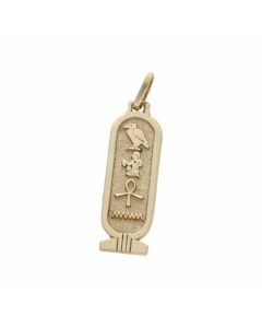 Pre-Owned 9ct Yellow Gold Hieroglyphics Pendant