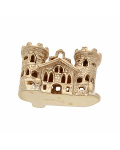 Pre-Owned 9ct Yellow Gold Castle Entrance Charm