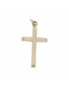 Pre-Owned 9ct Yellow Gold Cross Pendant