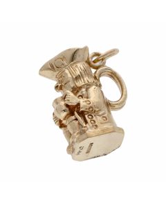 Pre-Owned 9ct Yellow Gold Toby Jug Charm