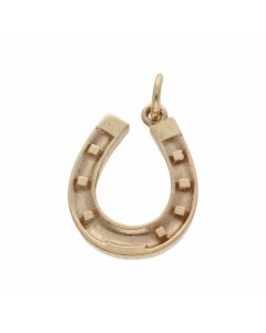 Pre-Owned 9ct Yellow Gold Horseshoe Charm