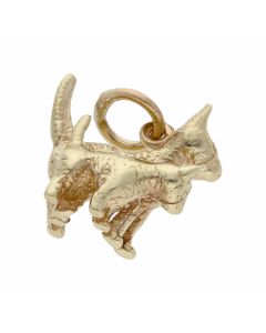 Pre-Owned 9ct Yellow Gold Cat & Kitten Charm