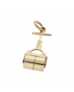 Pre-Owned 9ct Yellow Gold Garden Roller Charm