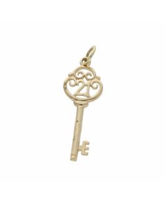 Pre-Owned 9ct Yellow Gold Age 21 Key Charm