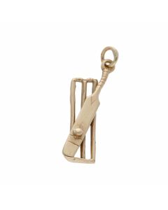 Pre-Owned 9ct Yellow Gold Cricket Charm