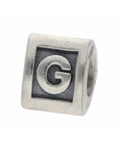 Pre-Owned Pandora Silver Initial G Charm
