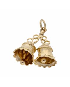 Pre-Owned 9ct Yellow Gold Wedding Bells Charm