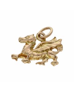 Pre-Owned 9ct Yellow Gold Welsh Dragon