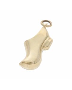 Pre-Owned 9ct Yellow Gold Hollow Clog Shoe Charm
