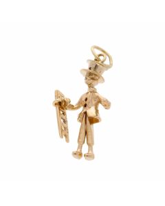 Pre-Owned 9ct Yellow Gold Man & Ladder Charm