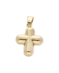 Pre-Owned 9ct Yellow Gold Hollow Cross Pendant