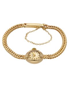 Pre-Owned 9ct Yellow Gold Enicar Dress Watch