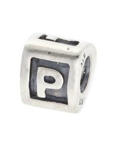 Pre-Owned Pandora Silver Initial P Charm