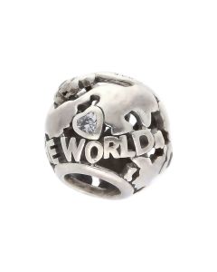 Pre-Owned Pandora Silver Gemstone Set Around The World Charm