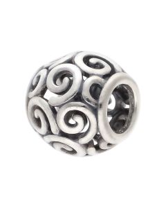 Pre-Owned Pandora Silver Swirl Charm
