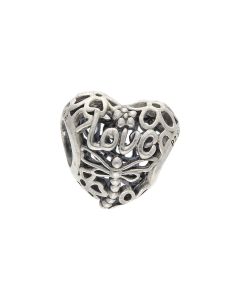 Pre-Owned Pandora Silver Love Life Heart Charm