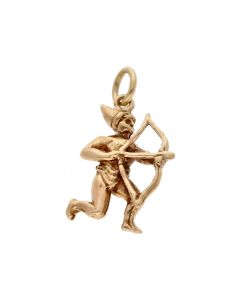 Pre-Owned 9ct Yellow Gold Archery Charm