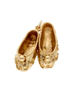Pre-Owned 9ct Yellow Gold Genie Slippers Charm