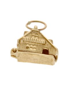 Pre-Owned 9ct Yellow Gold Opening Cabin Charm