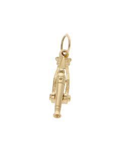 Pre-Owned 9ct Yellow Gold Cannon Charm